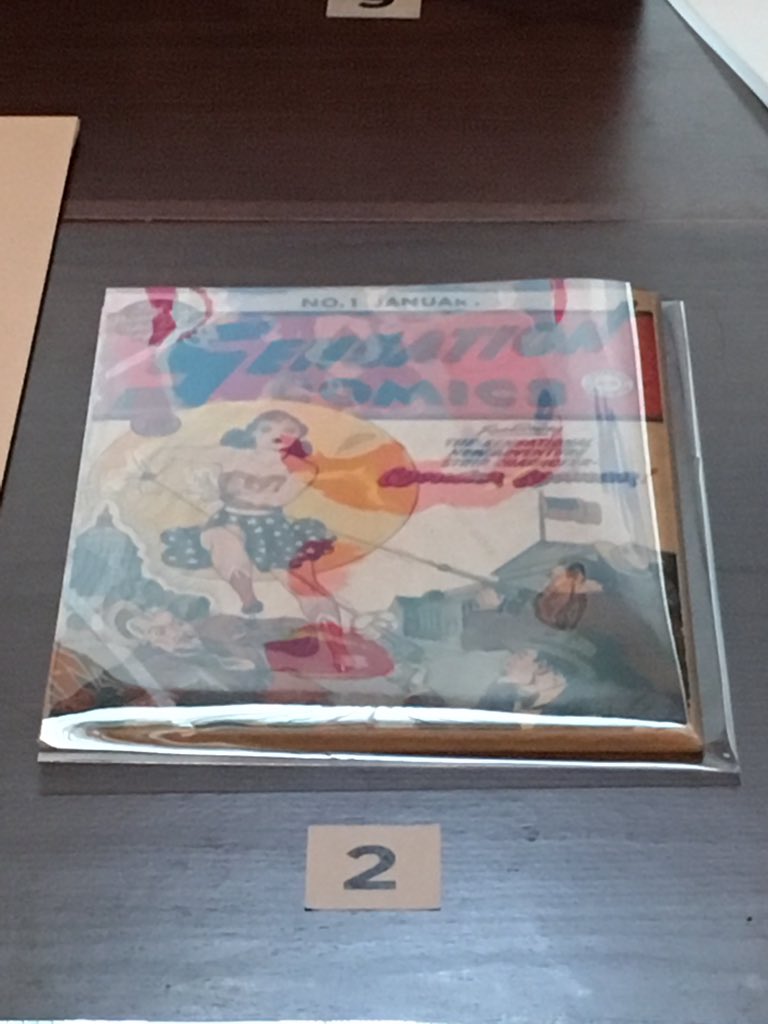 younglibrarian's tweet photo. In DC for #AwesomeCon2017? Come over to @librarycongress to see the display of #LCComics from the collections! https://t.co/mQNjejCaTB