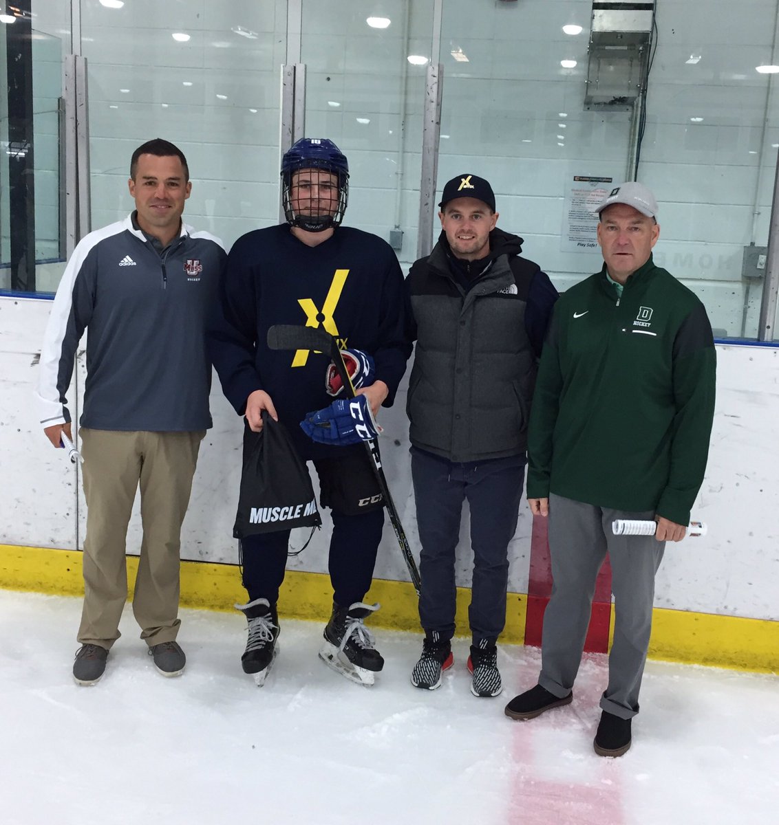 STIXHockey's tweet photo. Some of the @MuscleMLKCAN player of the game awards yesterday Brandon Scanlin, Nate Morgan & Mackenzie Loupelle. #musclemlkcan #STIXCup https://t.co/TD1XtOv3QI