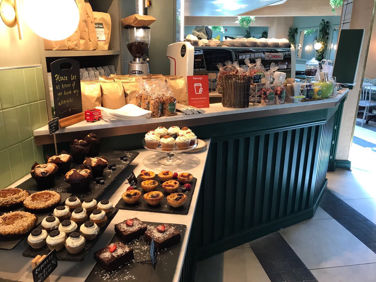 EspressGoApp's tweet photo. Another partner to announce. @almacafelondon is #EspressGo ready. In and around Barnes? Download and make your order. #1stCoffeeFree https://t.co/KK1qpE02UG