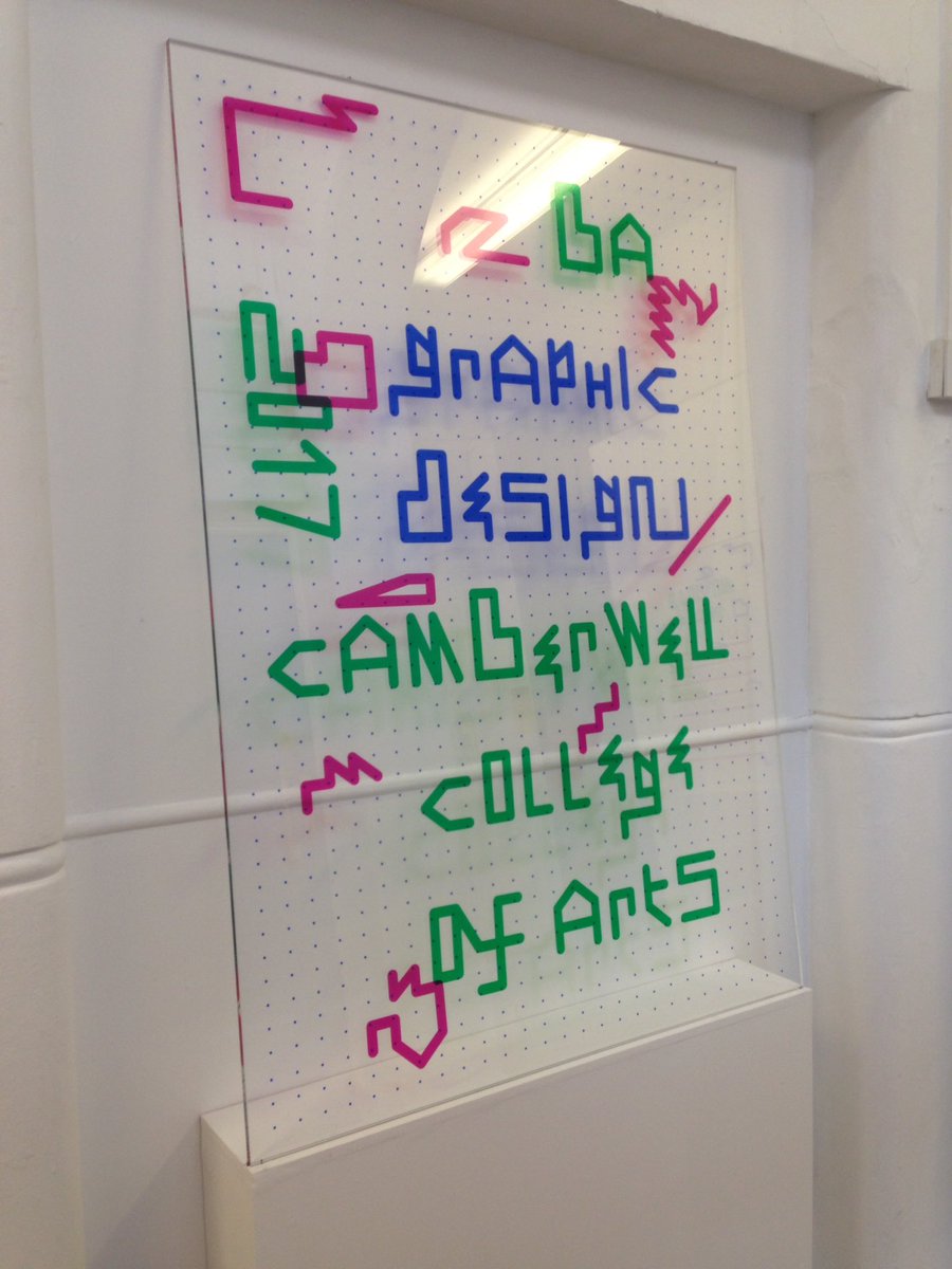 HockerillDT's tweet photo. Very proud of former @HockerillColl student @Katy_evs and her #BAGraphicDesign show @CamberwellUAL well done! https://t.co/lKjOSTyktg