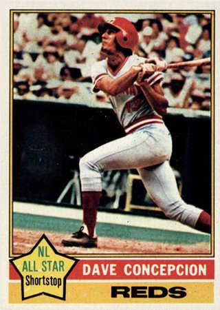 6/17/48 Happy 69th Birthday to Dave Concepcion! (1976 Topps) 