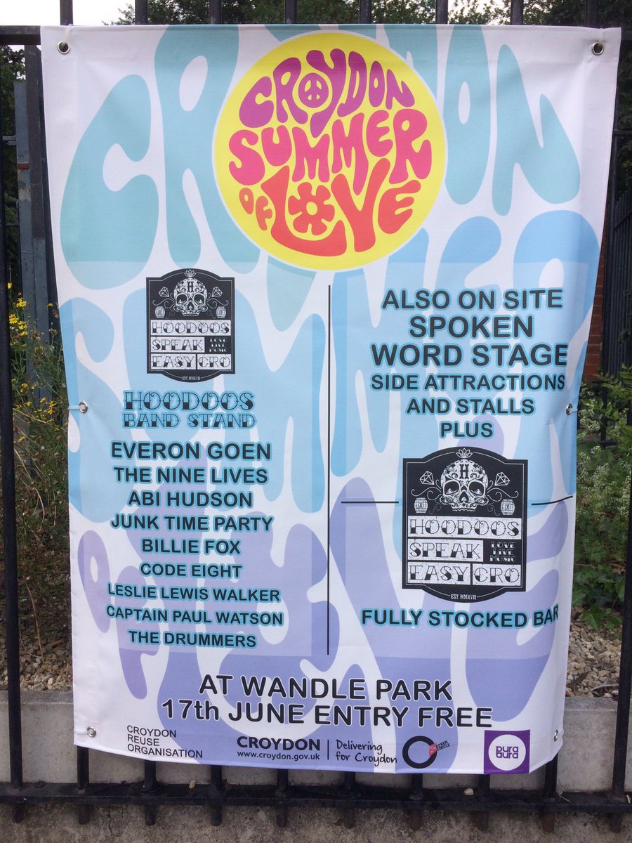 BadgerJellyfish's tweet photo. Fantastic scenes @CRSummerofLove in @WandlePark 

If you're in #Croydon &amp; not here you're savagely missing out. https://t.co/ThhX5ghrtc