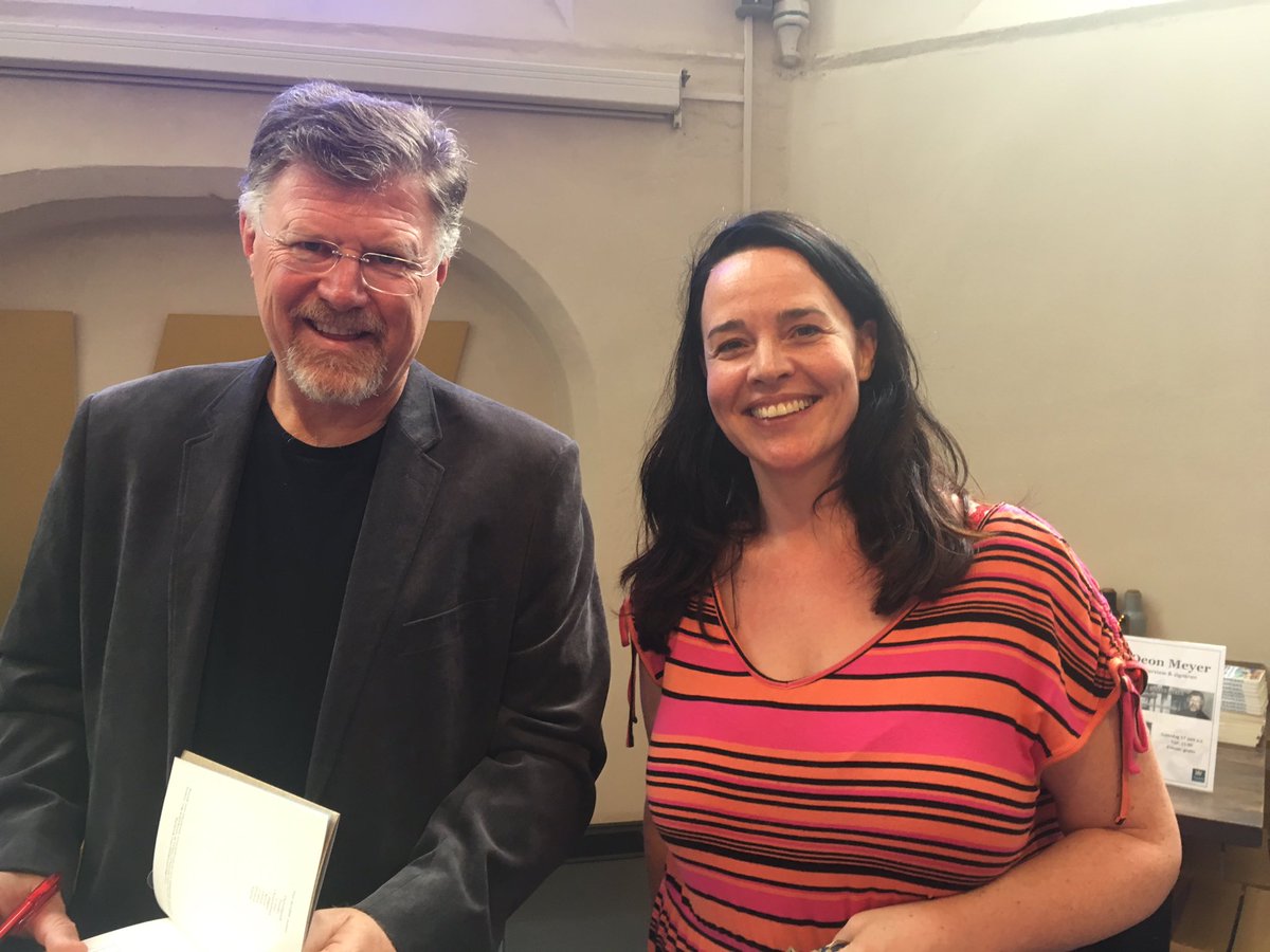 Met de Zuid-Afrikaanse thrillerschrijver <a href="/MeyerDeon/">Deon Meyer</a> vandaag in Zwolle.