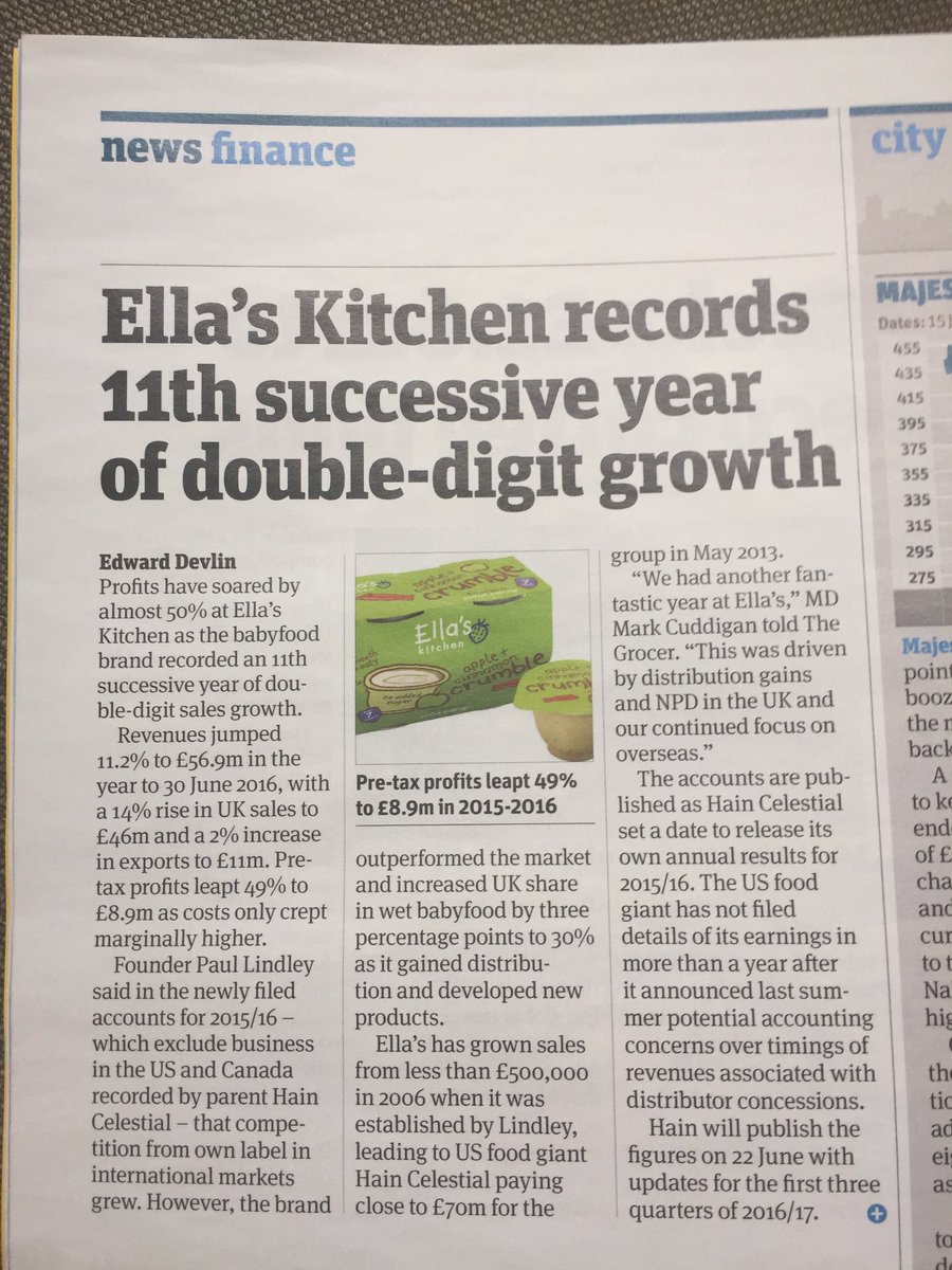 Paul_Lindley's tweet photo. 11 years of 10%+ growth &amp; ↗️profits 'cos we are a mission led, people centred @BCorpUK biz @EllasKitchenUK #Proud https://t.co/HlUEbdVXrb