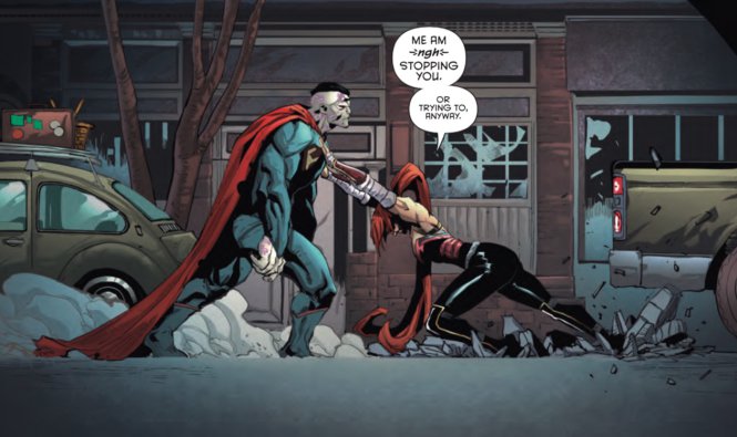 AmTheWorst's tweet image. "Red Her not strong like Bizarro."