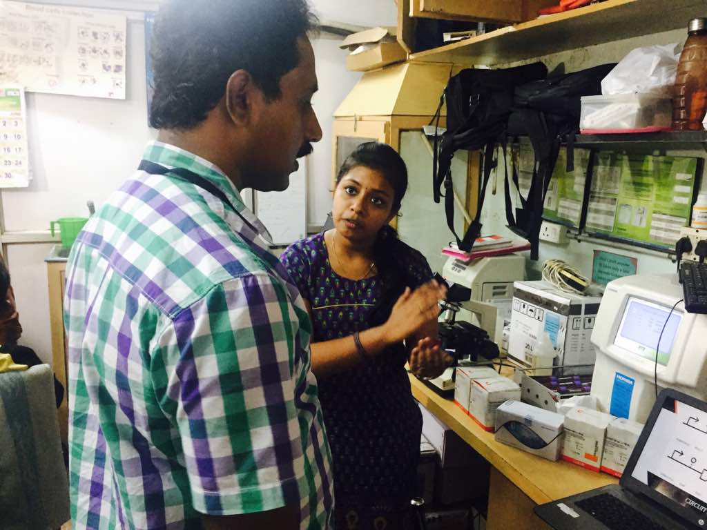 igemsvce's tweet image. Presentation at Smitha Diagnostics and research centre #iGEM2017 #humanpractices