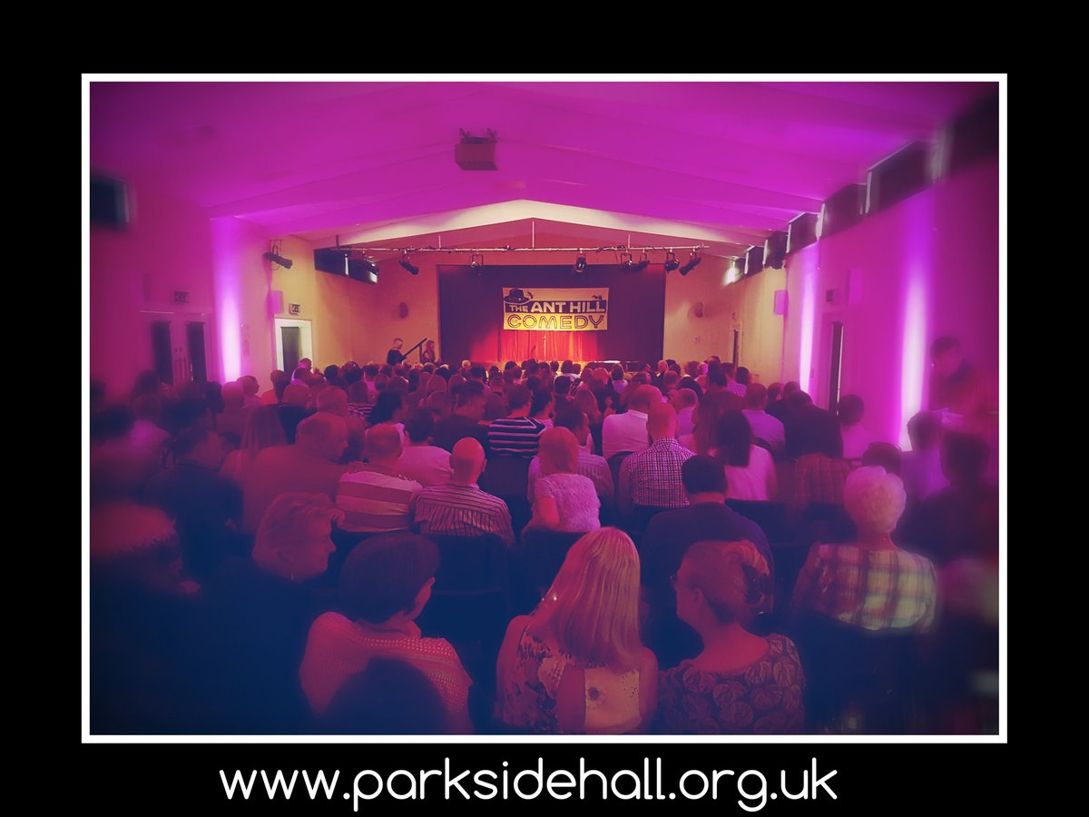 Parksidehall's tweet photo. Last night's #AntHillComedyClub was amazing! Massive thanks to @zoelyons @stefanompaolini @JezODonnell @TheSimonEvans for an amazing night! https://t.co/Gg8n7hfk7E