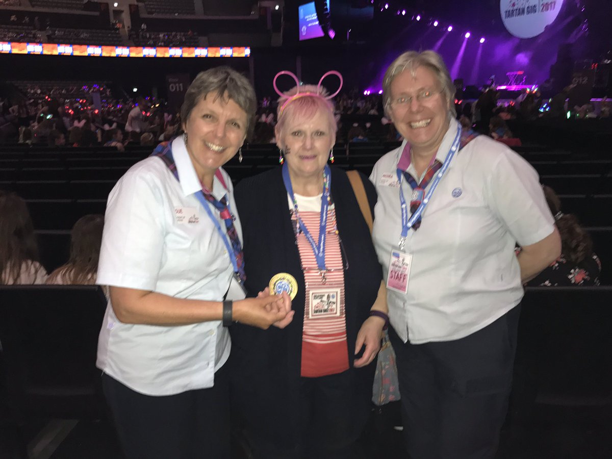 Delighted to see Heather from Crief guides on her final trip after 36 years as a leader. She has given so much to <a href="/GirlguidingScot/">Girlguiding Scotland</a>