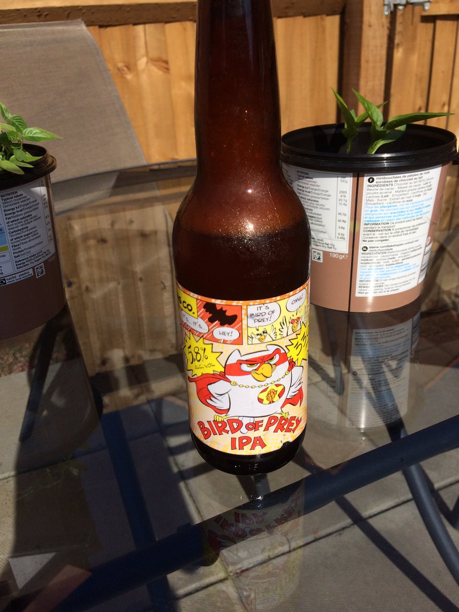 Enjoying this new beer in the sun, thank you <a href="/hopologybeer/">Hopology</a>