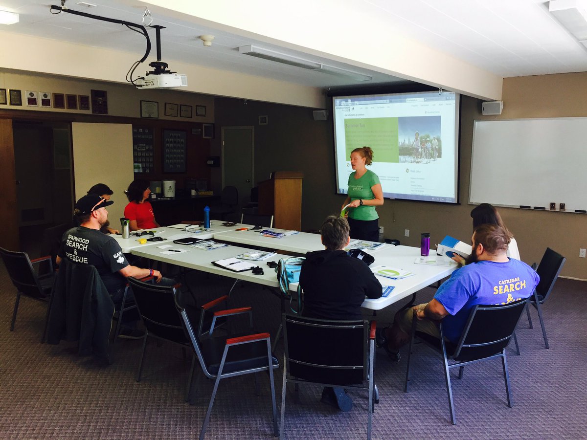 #BCSAR volunteers are in Kimberley today learning to present #AdventureSmart #SAR prevention in the Kootenays @BC__AS <a href="/BCSARAssoc/">BCSARA</a>