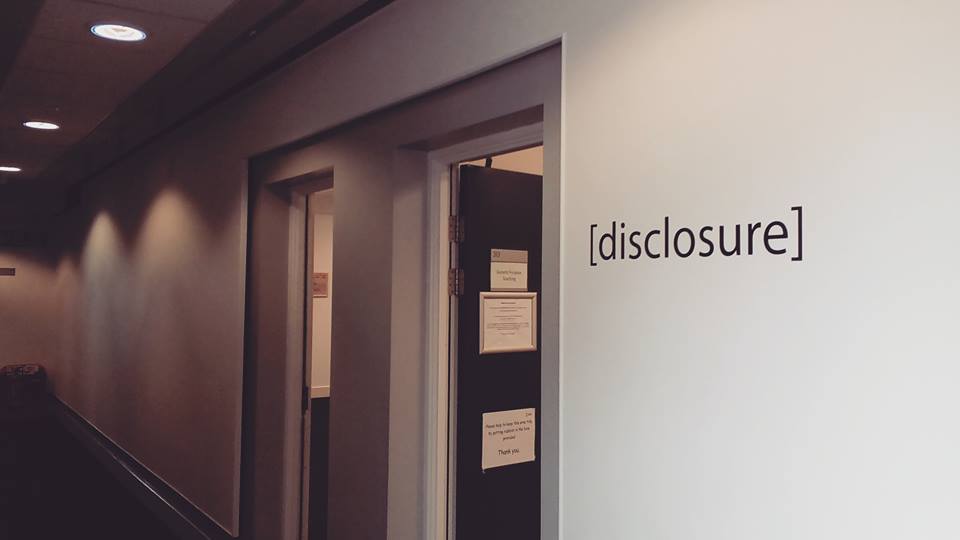 Disclosure_2017's tweet image. From everyone here at [disclosure], thank you again for coming down to see our work last night. The show runs until the 22nd if u missed it.