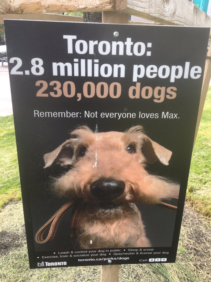 normsworld's tweet photo. Super stat on Toronto dogs: #DogTO #TOpoli https://t.co/VAXAE6RMVe