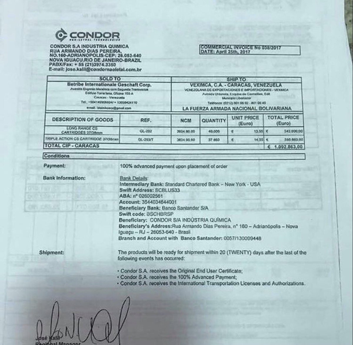 René Rincón On Twitter While Idiots Of Condor Brasil René Rincón On Twitter While Idiots Of Condor Brasil Teargas To Venezuela Dictatorial Regime 1m Euros Aviancabrasil Refuses Transport The