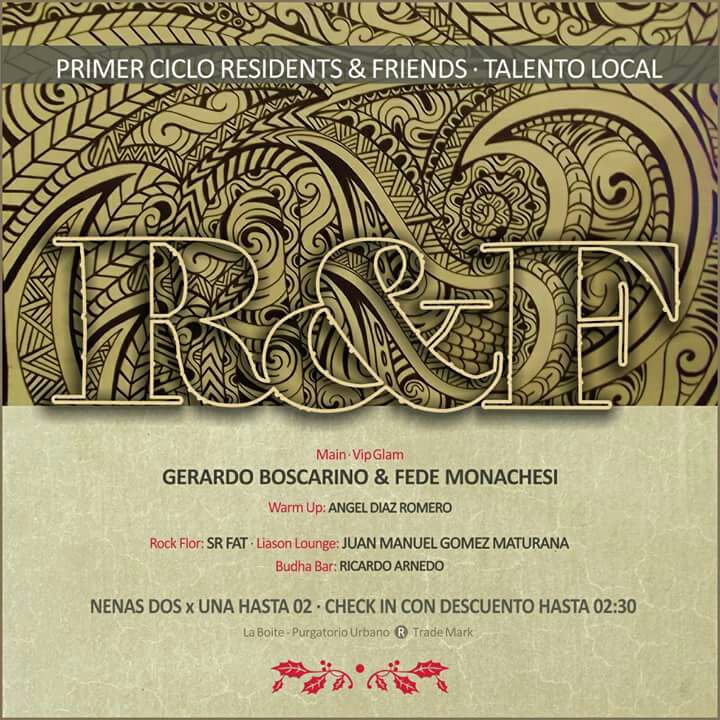 LaBoiteClub's tweet photo. Gerardo Boscarino + Fede Monachesi. Warm Up: Angel Díaz Romero. 5 Pares de Vip con tu RT. https://t.co/oUSvvCCBH7