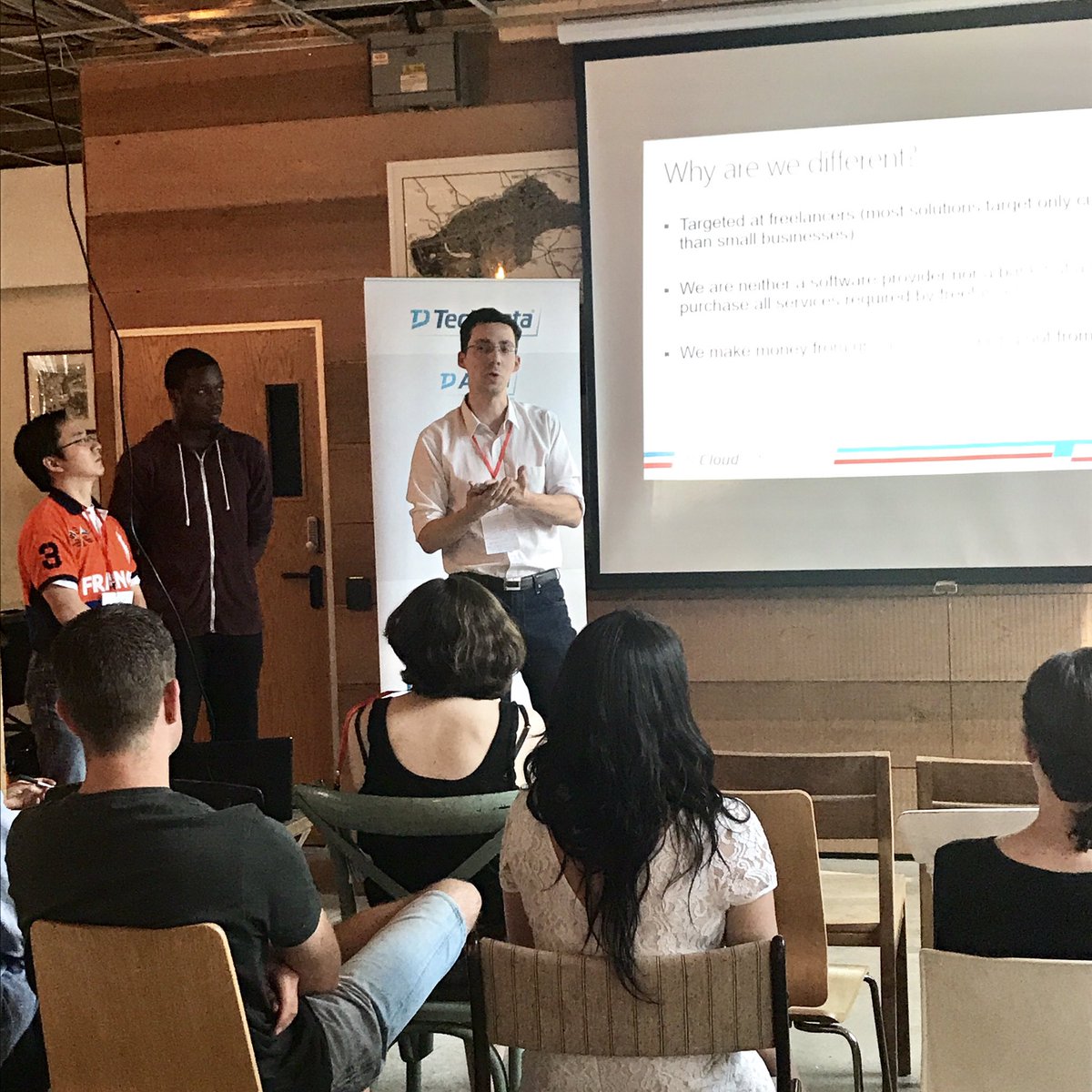 wearesnook's tweet photo. Our next team are looking at solutions for freelancers to navigate their accounting services #TechDataHack @TechDataCloud https://t.co/01MRscAgXc