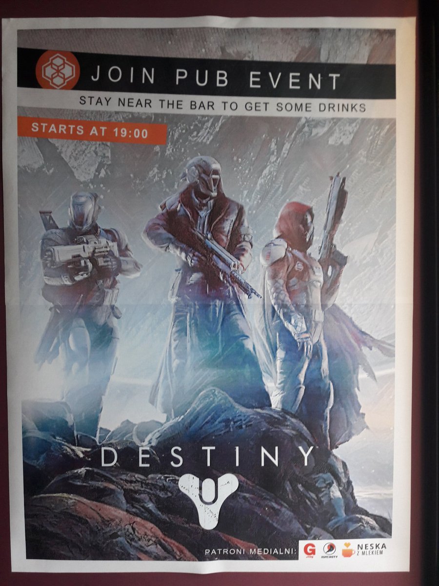 maeg_pl's tweet photo. @AleksandraBrw przygotowała kapitalny plakat na #DestinyPubEvent https://t.co/jIDccb10Zo