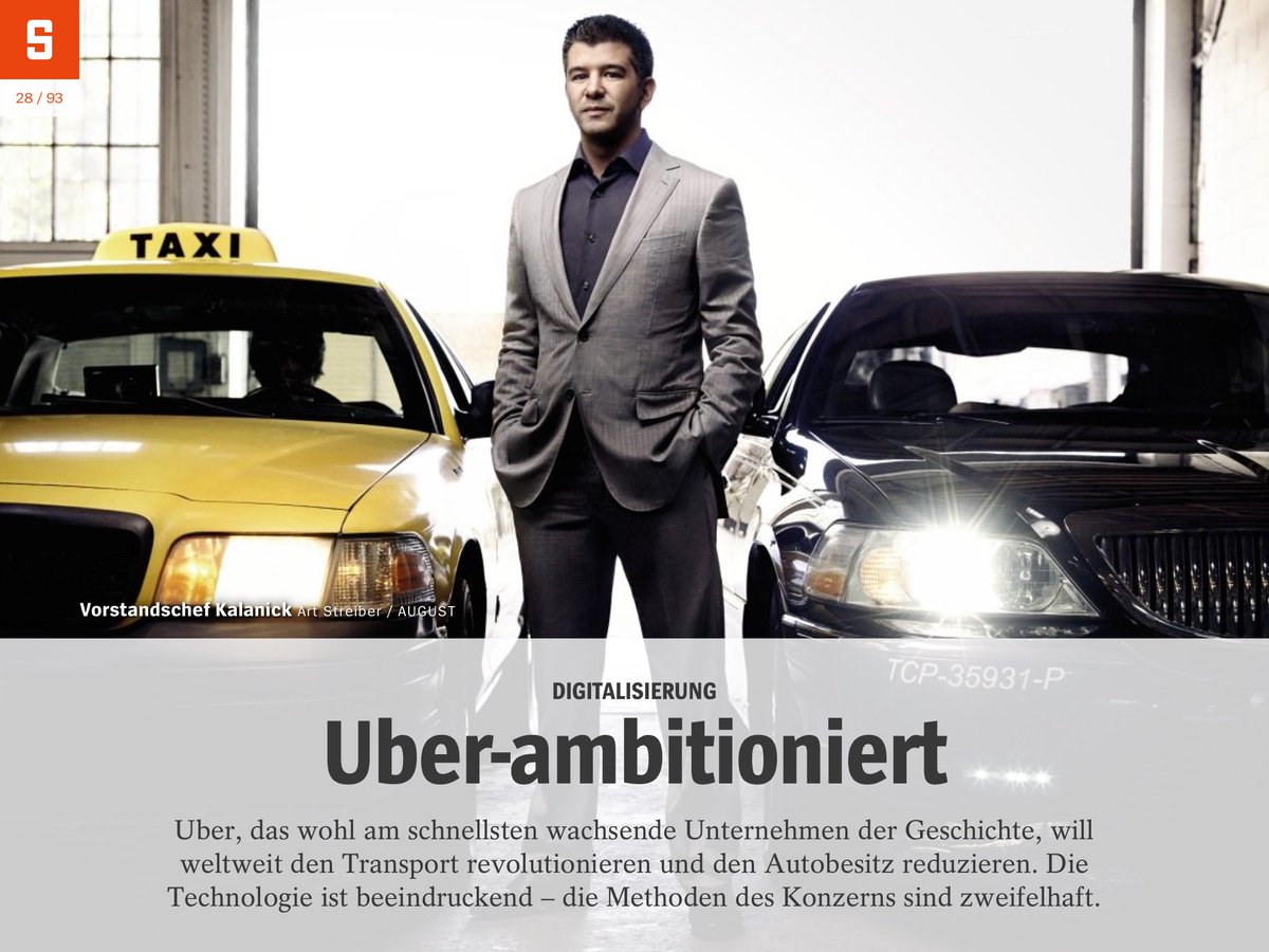<a href="/Uber/">Uber</a> Das am schnellsten wachsende Unternehmen ist auch das umstrittenste - zu Recht. <a href="/tomschulz33/">Thomas Schulz</a> in <a href="/DerSPIEGEL/">DER SPIEGEL</a> l.spiegel.de/abZKGYVm