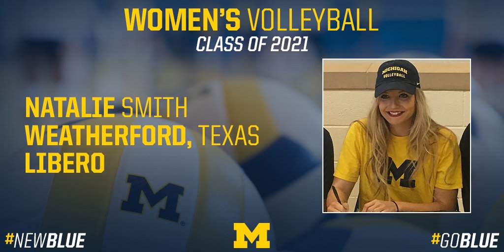 Natalie Smith will join Michigan this fall as a freshman libero! 

More info: myumi.ch/Lo2v7  #GoBlue #NewBlue