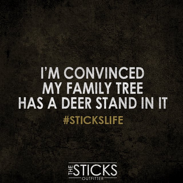 DSC_Northeast's tweet photo. RT @sticksoutfitter: We can't be the only ones... #stickslife #hunting #deerhunting #bowhunting https://t.co/VZZyBRP6RZ