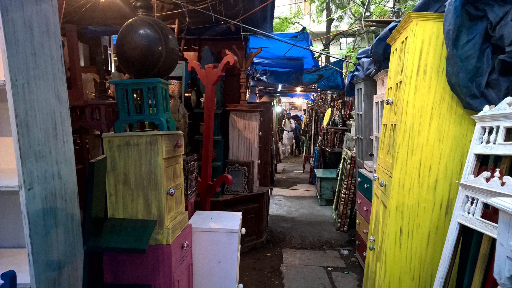 WheelsOnOurFeet on Twitter "The famous furniture market inDelhi