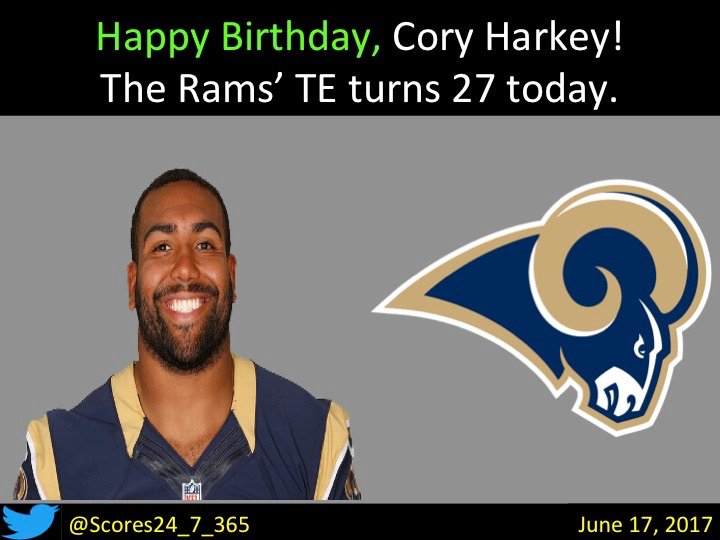  happy birthday Cory Harkey! 