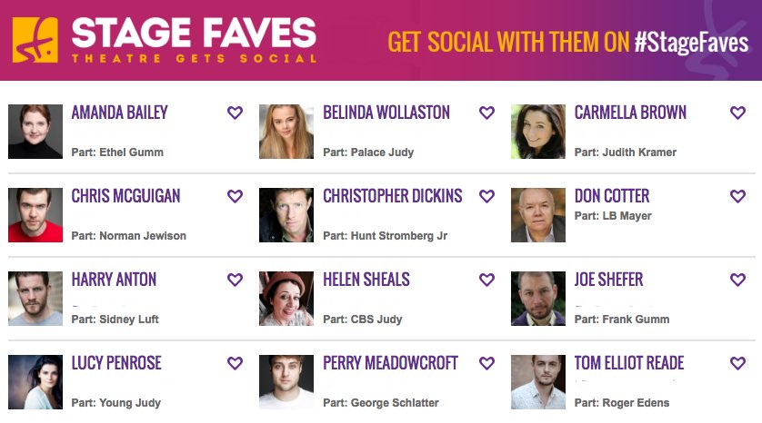 The stunning <a href="/JudyWestEnd/">Judy!</a> cast are about to start their final show! See #WhosOnTwitter &amp; wish them luck!! stfa.uk/2oXQ6R0