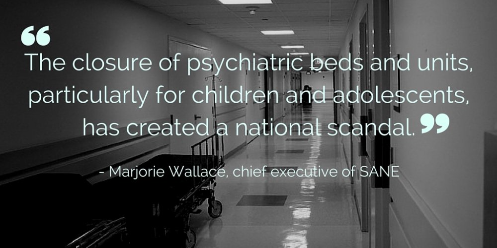 CharitySANE's tweet photo. The government has still not addressed the cuts to funding for psychiatric inpatient services. https://t.co/JetE3VTvbT