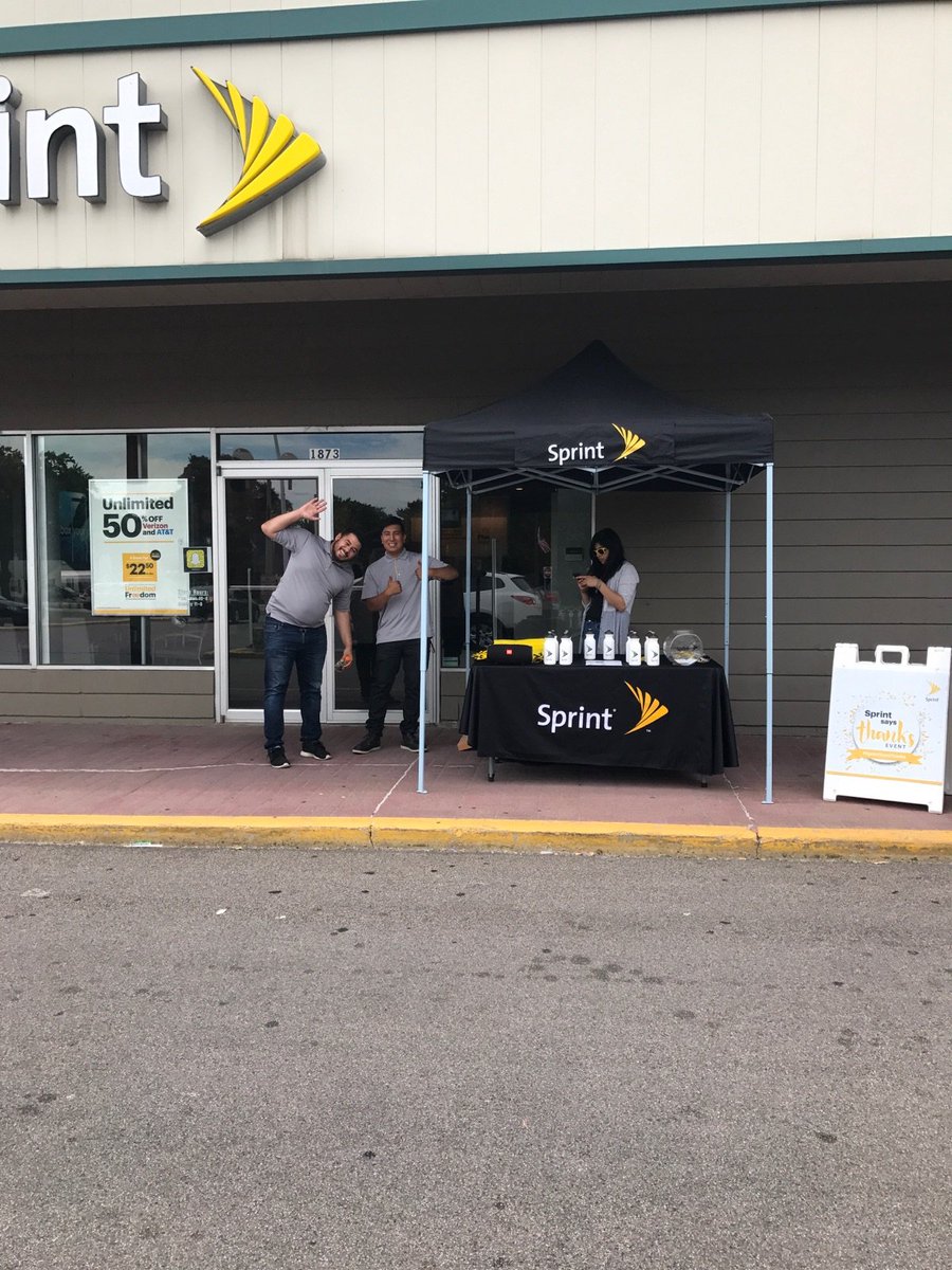Come stop by the west St Paul sprint for customer appreciation day!!! #sprint #stpaul #MNTwins