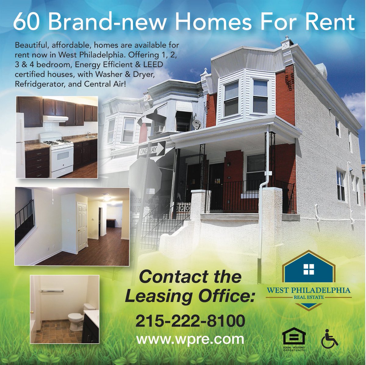 60 brand new affordable and energy efficient homes for rent in #WestPhilly. Reserve yours today before there all gone. #philly #realestate