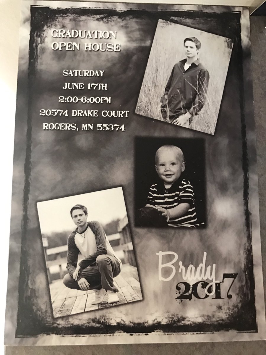 Groenewoldbrady's tweet photo. Grad Party 2-6 https://t.co/xBaoO8dMwS