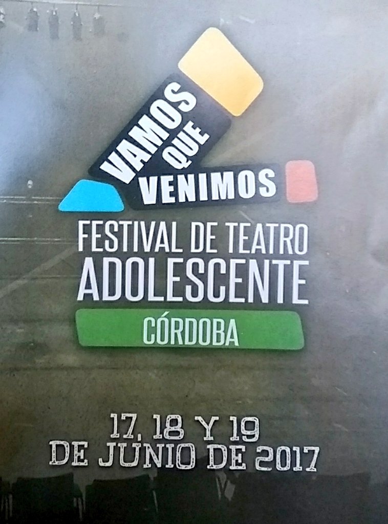 marcelino__'s tweet photo. A punto de arrancar el Festival de Teatro Adolescente Córdoba @VQVCordoba #CCCba https://t.co/luZPQjkC8l