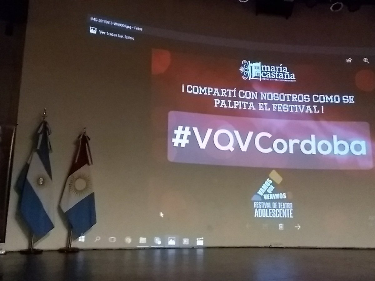 marcelino__'s tweet photo. A punto de arrancar el Festival de Teatro Adolescente Córdoba @VQVCordoba #CCCba https://t.co/luZPQjkC8l