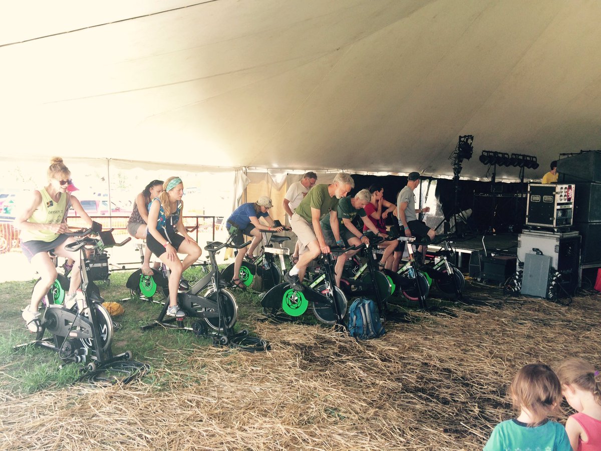 MREA's tweet image. Big thanks to all the folks powering our Main Stage with #PeoplePower! #EnergyFair