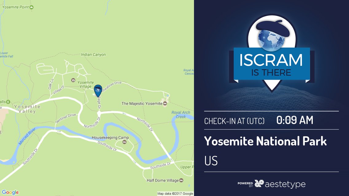 ISCRAM is There tweet media