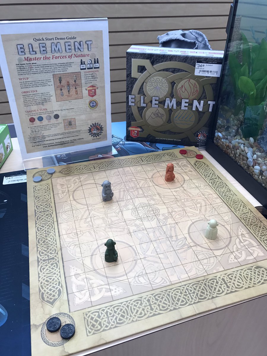 jamersjamerson's tweet photo. Love seeing this in the local game store. @RatherDashing @grantswilson #element #ratherdashing #familygamenight https://t.co/OxWOrPmuJA
