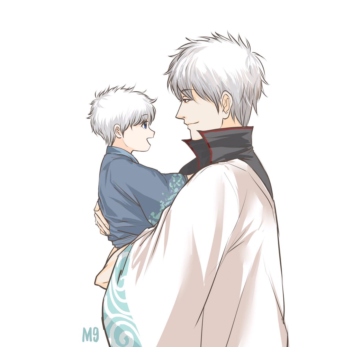 銀神 一家三口 Meijoのイラスト