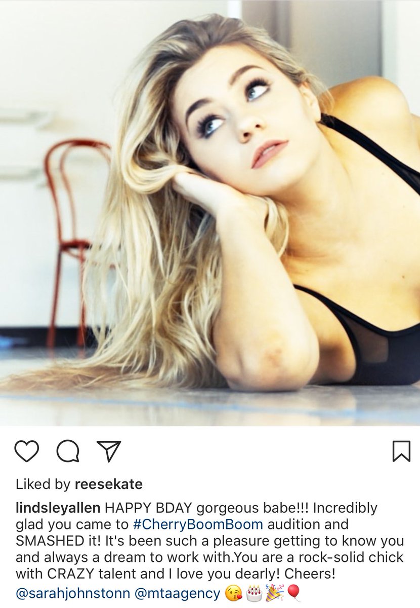 LindsleyAllen's tweet photo. HAPPY BDAY @cherryboombooms #SarahJohnston!!! #BombshellBabe ๐โค๏ธ๐๐๐ฐ๐ฅ https://t.co/KTmJPkoI9U