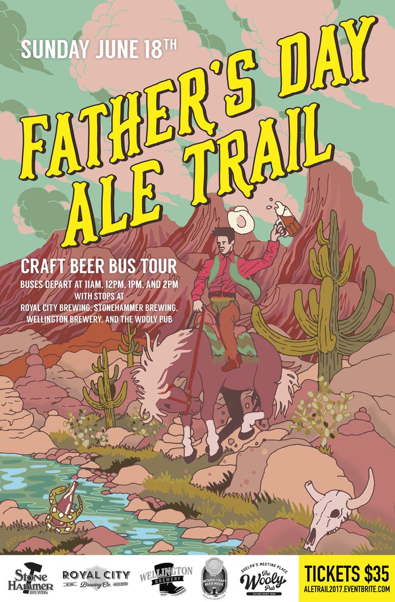 WellingtonBrew's tweet photo. We've got 2 amazing Father's Day #OCBWeek17 events happening tomorrow. Our sold out Father's Day Ale Trail and Hops for Pops @WRegionMuseum https://t.co/Ci6Jwl7sJD