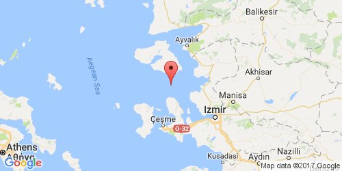 DepremBilgiTR's tweet photo. AEGEAN SEA
Büyüklük: 4.1
Tarih:
 17.06.2017
Saat:
 22:33:32
Derinlik:
 13.5 km. #deprem #SonDakika https://t.co/6rWlt5xe7r