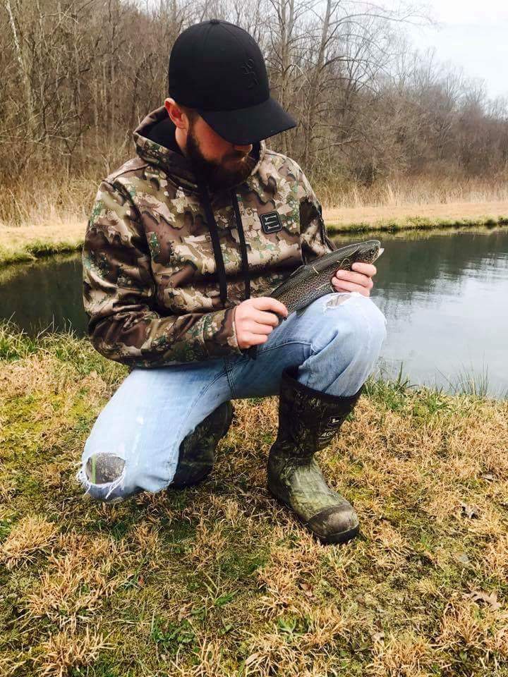 Mountain Top Hunter sporting the EO Hoodie!