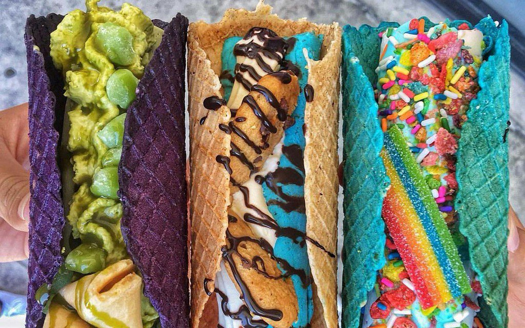 These rolled ice cream tacos are dessert masterpieces tandl.me/2rrFpY7