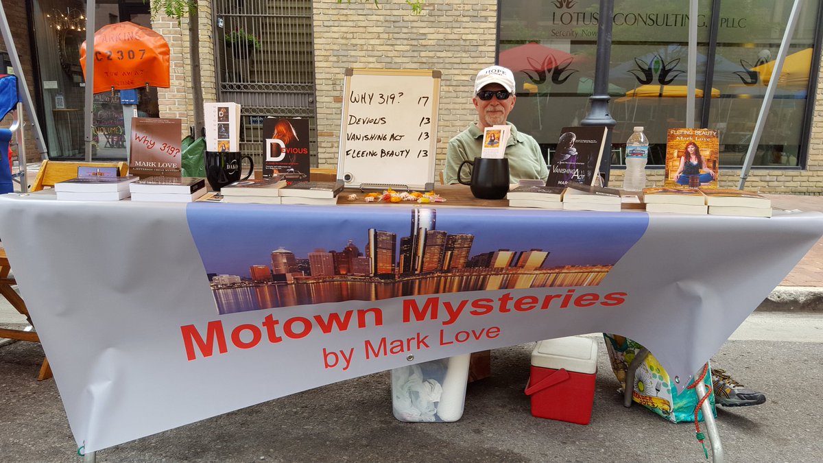 AABookFestival's tweet photo. Read Motown Mysteries by Mark Love, who has four titles for sale, and as he says, "at least" two more in the works. https://t.co/waJp4GKmSW https://t.co/6bQ1ClzvOQ