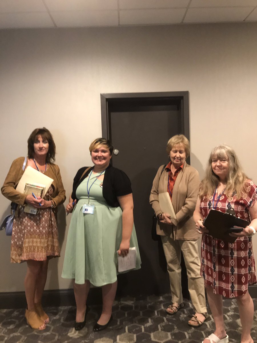 MRoseCallahan's tweet photo. More writers! @GatewayConSTL Cheri Ballard, @youknowthetime, Ann Unruh, Deborah Hart Yemm. #slwg https://t.co/UFny8oOAtG