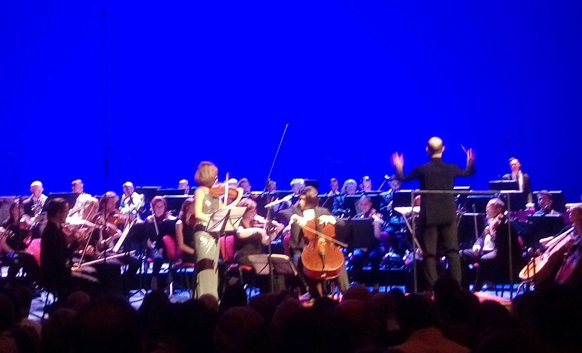 DavidDondua's tweet photo. Great perform. by Lisa Batiashvili violin, @GautierCapucon cello w #Georgia Philharmonic Orchestra @nikolozrachveli conductor
#TbilisiOpera https://t.co/9PGGPEX5qT