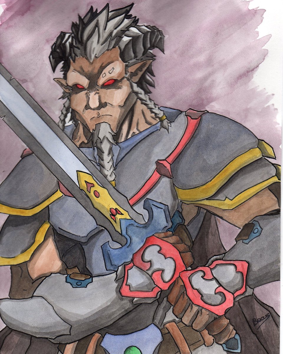 Petit dessin a l acrylique...