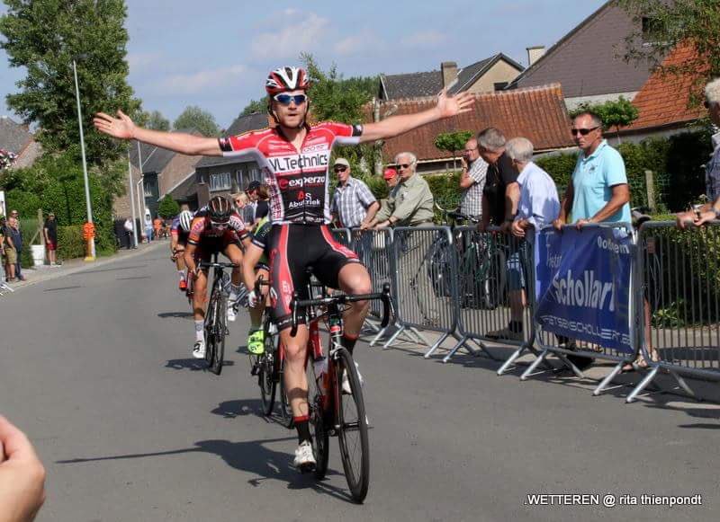 Een overwinning vandaag in Wetteren voor <a href="/MathiasBallet/">Mathias Ballet</a> ! Proficiat Mathias 🙌🏽 #VLTEXAB