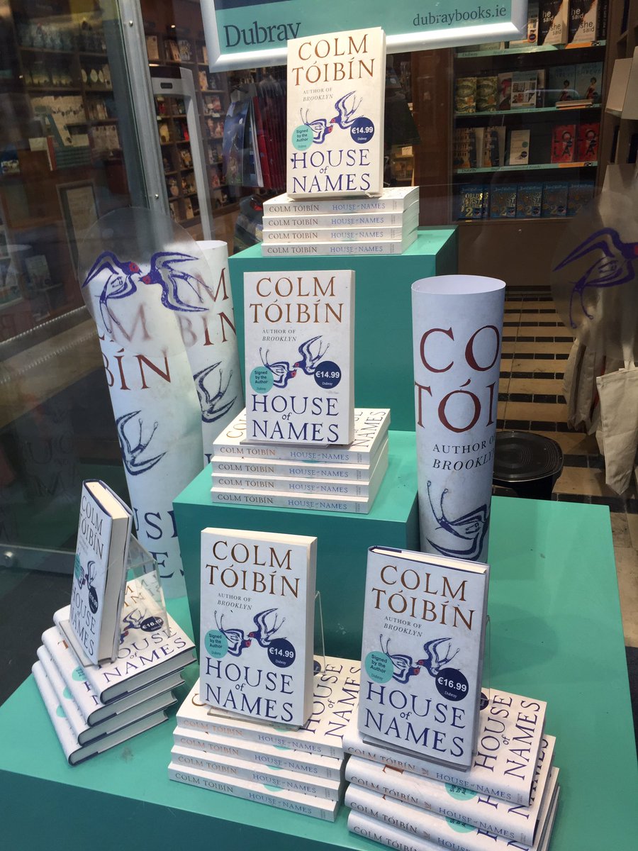 TCDClassics's tweet image. Summer reading - new novel by Irish author Colm Tóibín,  telling the story of the House of Atreus. Loving the Bronze Age art on the covet!