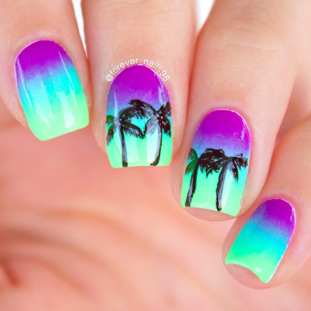 New Video! Easy Summer Nails using <a href="/ChinaGlaze/">China Glaze</a> polishes! 💜 #summer #summernails #chinaglaze youtube.com/watch?v=Ko8CIs…