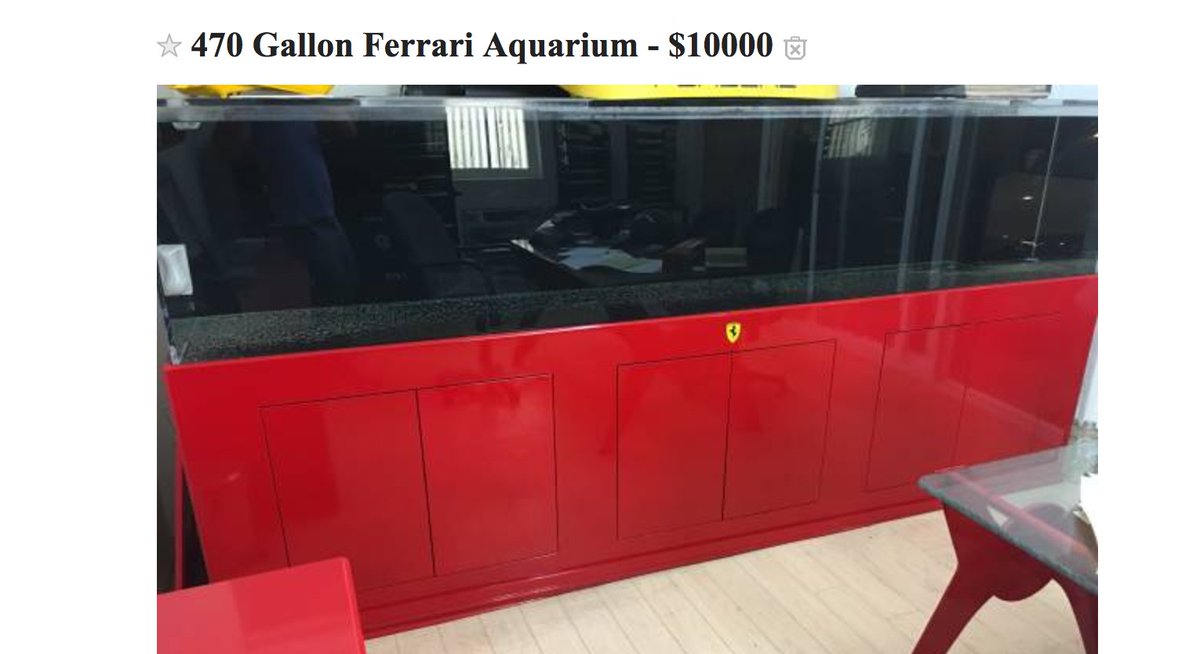 Greg Baroth On Twitter For The Ferrari Owner That Wants A Fish