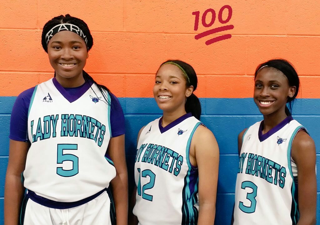 PassThaBall's tweet photo. Lady Hornets with a nice trio with size and ball handlers. 2023 J'Adore Young, 2021 Erykah Ladson, and 2022 Jakaiyah Mack. #BooElite64 https://t.co/gPsOTye0bT